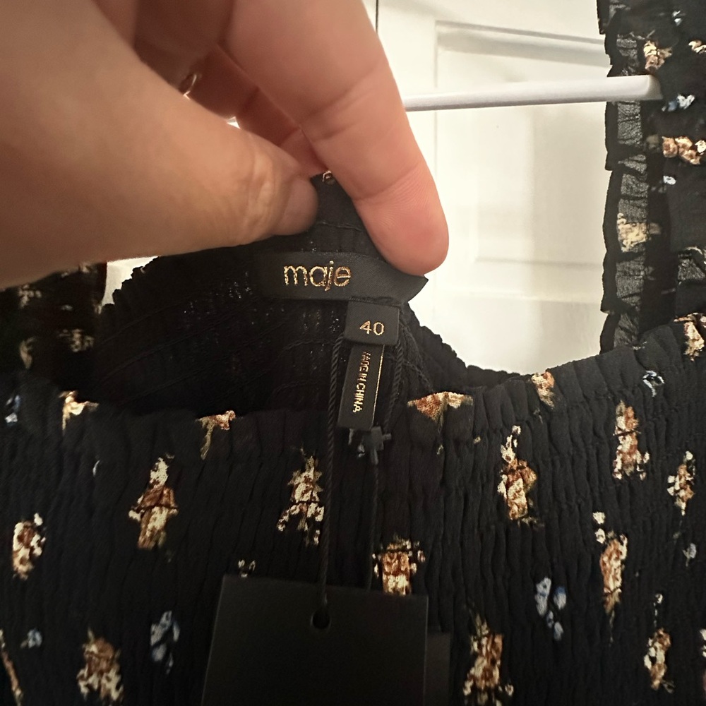 Rithik Smocked Floral Print Dress - Picture 5 of 5